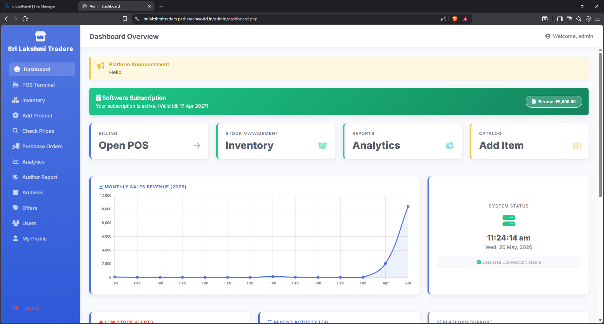 Pedia SaaS POS Platform